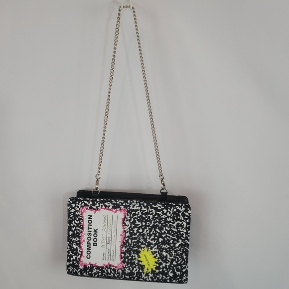 Betsey Johnson Handbags - Betsey Johnson Composition Notebook Bag